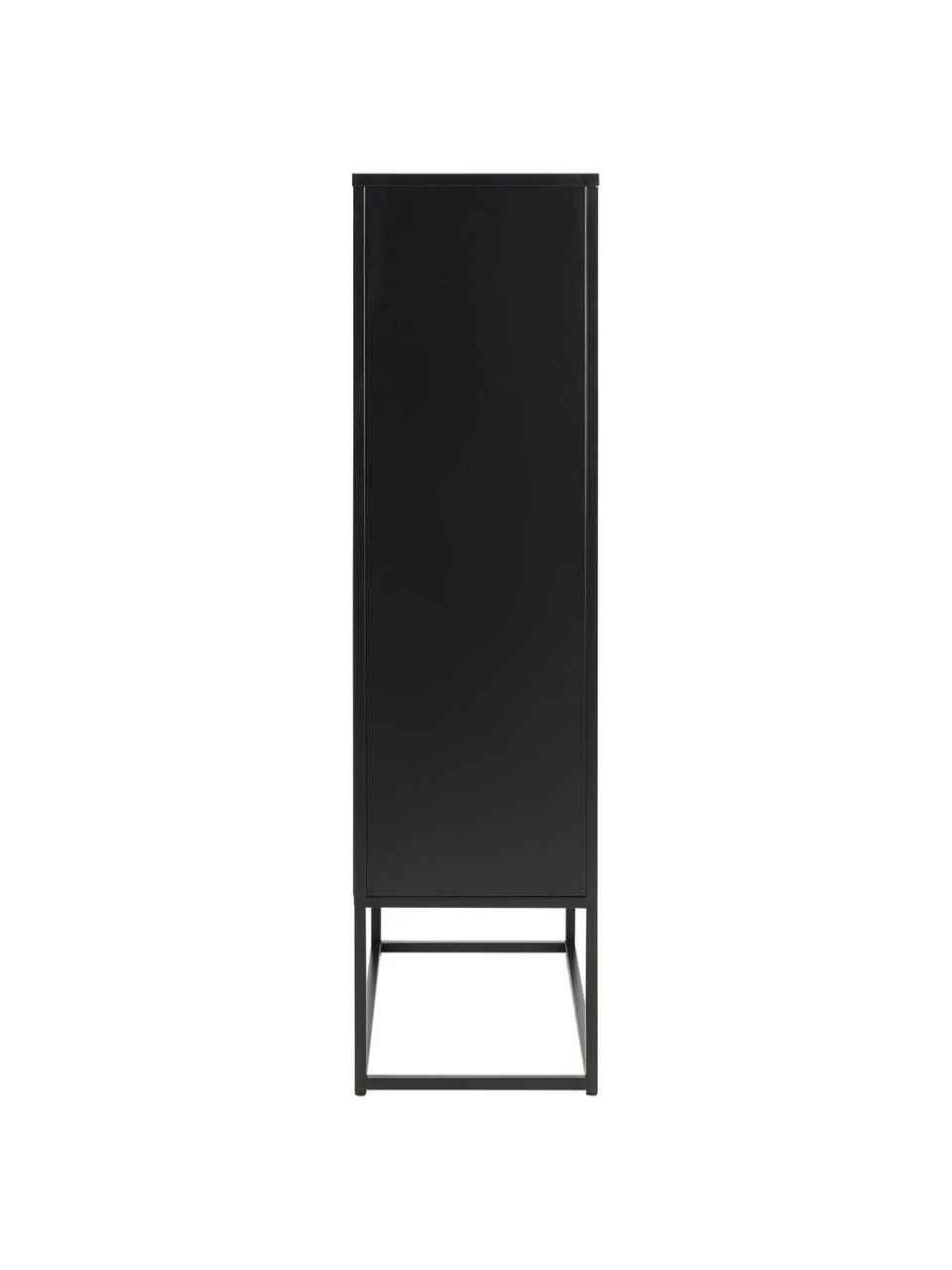 Westwing Collection Armoire industrielle en métal noir Neptun, larg. 80 x haut. 150 cm 5 Westwing Collection Armoire industrielle en métal noir Neptun, larg. 80 x haut. 150 cm – Image 5