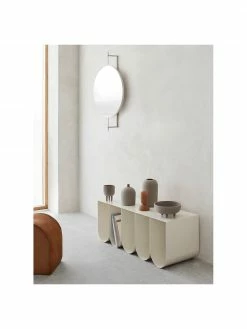 Banc m&eacute;tal blanc Curved, larg. 110 x long. 42 cm -furniture Soldes Banc metal blanc Curved 4