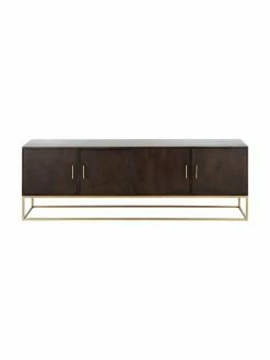 Westwing Collection Buffet bois massif Lyle, larg. 180 x haut. 60 cm 10 Westwing Collection Buffet bois massif Lyle, larg. 180 x haut. 60 cm -furniture Soldes Buffet bois massif Lyle 4