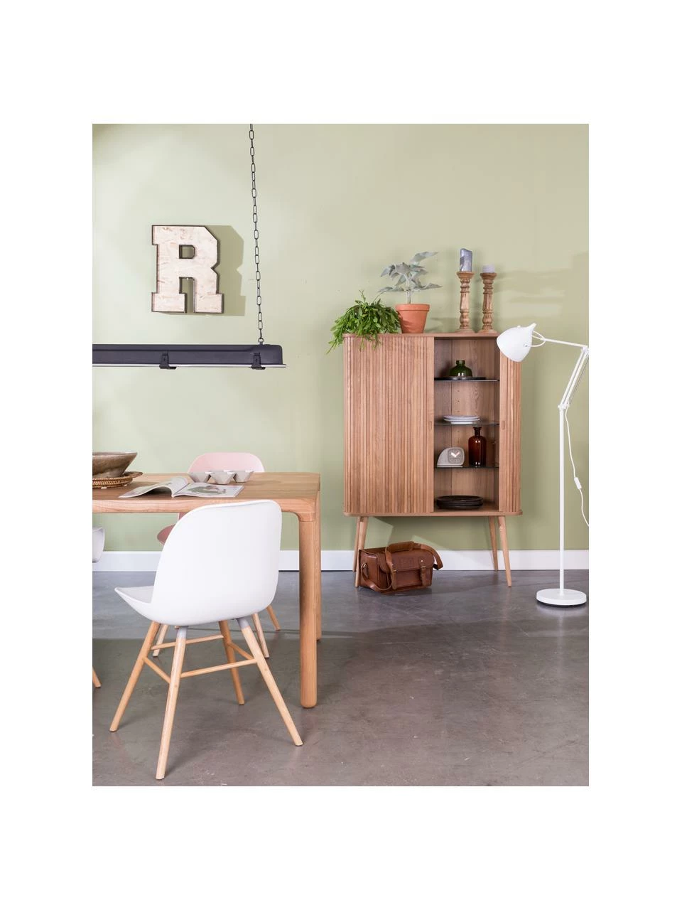 Zuiver Buffet haut design rétro Barbier, larg. 100 x haut. 140 cm 2 Zuiver Buffet haut design rétro Barbier, larg. 100 x haut. 140 cm – Image 2