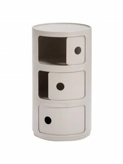 Kartell COMPONIBILI BIO crème, 3 modules, Ø 32 x haut. 59 cm -furniture Soldes COMPONIBILI BIO creme 3 modules 3