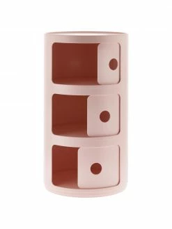 Kartell COMPONIBILI BIO rose, 3 modules, Ø 32 x haut. 59 cm -furniture Soldes COMPONIBILI BIO rose 3 modules 3