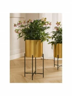 Westwing Collection Cache-pot en métal sur pied Mina, 2 élém., Lot de différentes tailles 8 Westwing Collection Cache-pot en métal sur pied Mina, 2 élém., Lot de différentes tailles -furniture Soldes Cache pot en metal sur pied Mina 2 elem 20