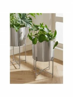 Westwing Collection Cache-pot sur pied Mina, 2 élém., Lot de différentes tailles -furniture Soldes Cache pot sur pied Mina 2 elem 2