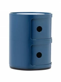 Kartell Caisson design bleu 2 modules Componibili, Ø 32 x haut. 40 cm 7 Kartell Caisson design bleu 2 modules Componibili, Ø 32 x haut. 40 cm -furniture Soldes Caisson design bleu 2 modules Componibili 3
