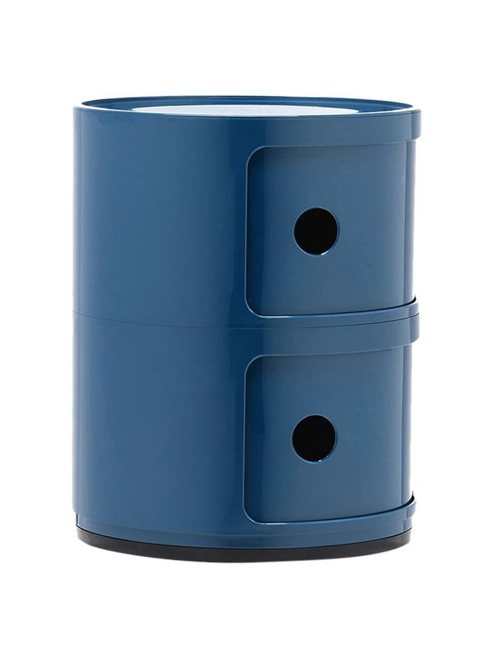 Kartell Caisson design bleu 2 modules Componibili, Ø 32 x haut. 40 cm 4 Kartell Caisson design bleu 2 modules Componibili, Ø 32 x haut. 40 cm – Image 4