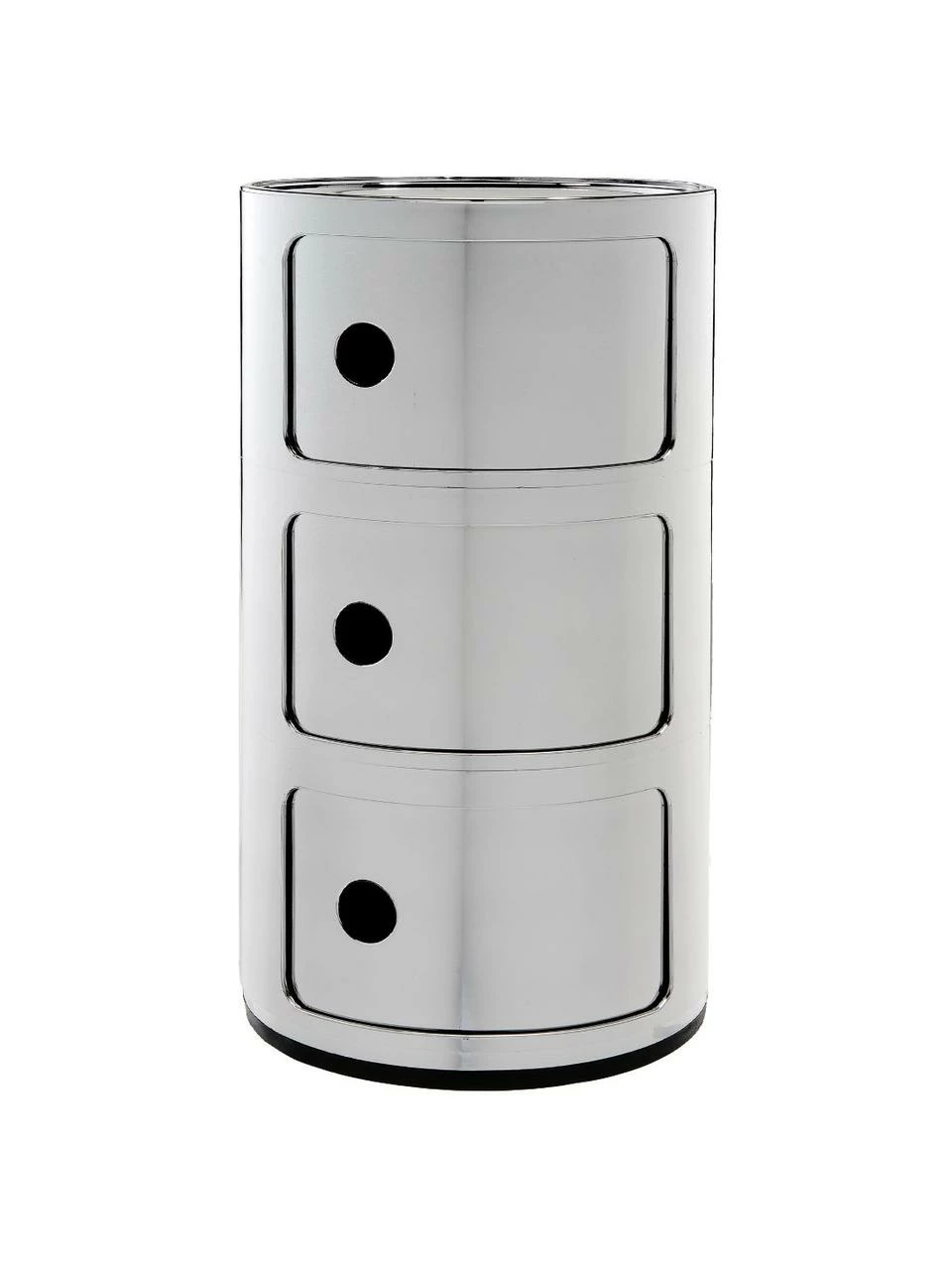 Kartell Caisson design doré 3 modules Componibili, Ø 32 x haut. 59 cm 1 Kartell Caisson design doré 3 modules Componibili, Ø 32 x haut. 59 cm