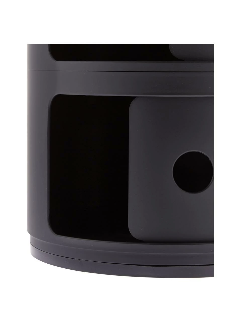 Kartell Caisson design noir 3 modules Componibili, Ø 32 x haut. 59 cm 6 Kartell Caisson design noir 3 modules Componibili, Ø 32 x haut. 59 cm – Image 6