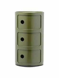 Kartell Caisson design vert 3 modules Componibili, Ø 32 x haut. 59 cmDisponibilité limitée
