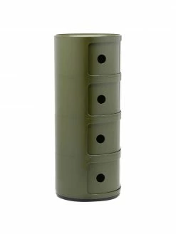 Kartell Caisson design vert 4 modules Componibili, Ø 32 x haut. 77 cm -furniture Soldes Caisson design vert 4 modules Componibili 3