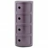 Kartell Caisson design violet 4 modules Componibili, Ø 32 x haut. 77 cmSeulement 1 produit disponible