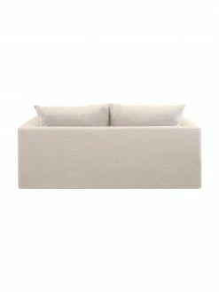 Canapé 2 places beige Zach, larg. 183 x prof. 90 cm -furniture Soldes Canape 2 places beige Zach 5