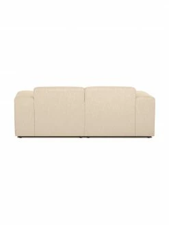 Westwing Collection Canapé 2 places beige foncé Melva, larg. 198 x prof. 101 cm -furniture Soldes Canape 2 places beige fonce Melva 5