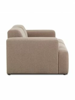 Westwing Collection Canapé 2 places brun Melva, larg. 198 x prof. 101 cm -furniture Soldes Canape 2 places brun Melva 3