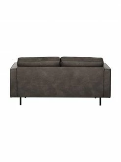 Westwing Collection Canapé 2 places cuir recyclé Hunter, larg. 164 x prof. 90 cm 11 Westwing Collection Canapé 2 places cuir recyclé Hunter, larg. 164 x prof. 90 cm -furniture Soldes Canape 2 places cuir recycle Hunter 11