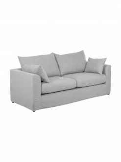 Canapé 2 places gris Zach, larg. 183 x prof. 90 cm -furniture Soldes Canape 2 places gris Zach 3