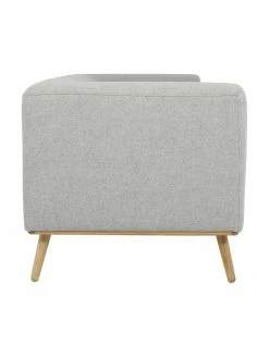 Westwing Collection Canapé 2 places gris clair Archie, larg. 162 x haut. 80 cm -furniture Soldes Canape 2 places gris clair Archie 4