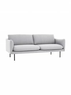 Westwing Collection Canapé 2 places gris clair Moby, larg. 170 x prof. 95 cm 9 Westwing Collection Canapé 2 places gris clair Moby, larg. 170 x prof. 95 cm -furniture Soldes Canape 2 places gris clair Moby 3