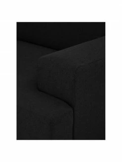 Westwing Collection Canapé 2 places noir Melva, larg. 198 x prof. 101 cm -furniture Soldes Canape 2 places noir Melva 5