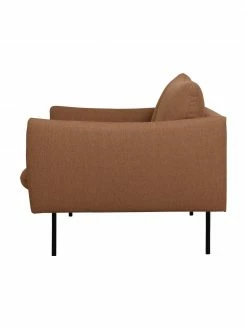 Westwing Collection Canapé (2 places) nougat avec pieds en métal Moby, larg. 170 x prof. 95 cm -furniture Soldes Canape 2 places nougat avec pieds en metal Moby 4