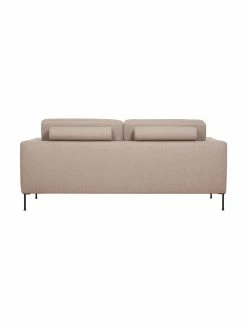 Westwing Collection Canapé 2 places taupe Cucita, larg. 187 x prof. 94 cm -furniture Soldes Canape 2 places taupe Cucita 4