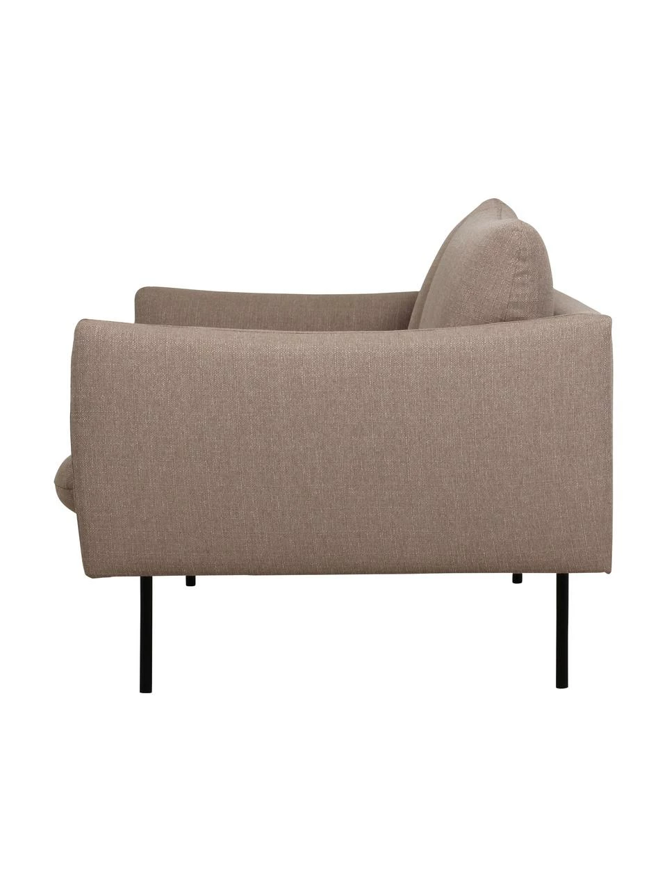 Westwing Collection Canapé 2 places taupe avec pieds en métal Moby, larg. 170 x haut. 95 cm 5 Westwing Collection Canapé 2 places taupe avec pieds en métal Moby, larg. 170 x haut. 95 cm – Image 5