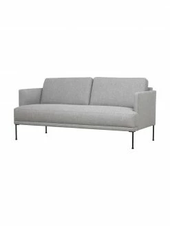 Westwing Collection Canapé 2 places tissu gris Fluente, larg. 166 x prof. 85 cm -furniture Soldes Canape 2 places tissu gris Fluente 10