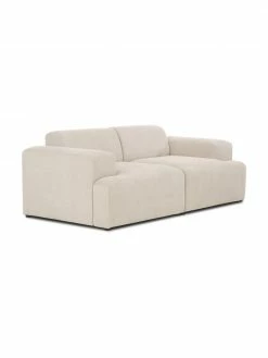 Westwing Collection Canapé 2 places velours côtelé beige Melva, larg. 198 x prof. 101 cm 10 Westwing Collection Canapé 2 places velours côtelé beige Melva, larg. 198 x prof. 101 cm -furniture Soldes Canape 2 places velours cotele beige Melva 4