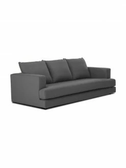 Westwing Collection Canapé 3 places anthracite Tribeca, larg. 228 x prof. 104 cm -furniture Soldes Canape 3 places anthracite Tribeca 3