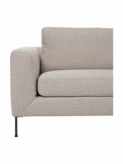 Westwing Collection Canapé 3 places beige avec pieds en métal Cucita, larg. 228 x prof. 94 cm -furniture Soldes Canape 3 places beige avec pieds en metal Cucita 5