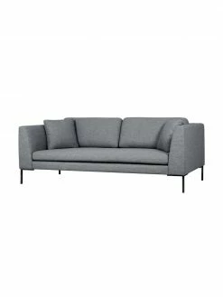 Westwing Collection Canapé 3 places gris Emma, larg. 227 x prof. 100 cm -furniture Soldes Canape 3 places gris Emma 2