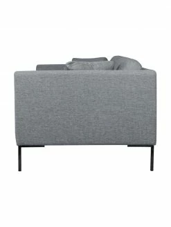 Westwing Collection Canapé 3 places gris Emma, larg. 227 x prof. 100 cm -furniture Soldes Canape 3 places gris Emma 3