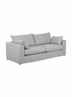 Canapé 3 places gris Zach, larg. 224 x prof. 90 cm -furniture Soldes Canape 3 places gris Zach 3
