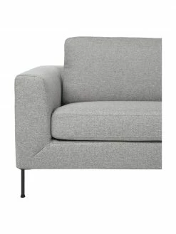 Westwing Collection Canapé 3 places gris clair avec pieds en métal Cucita, larg. 228 x prof. 94 cm -furniture Soldes Canape 3 places gris clair avec pieds en metal Cucita 5