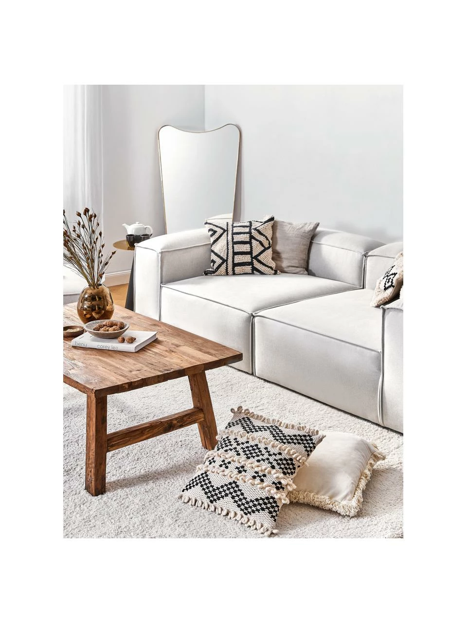 Westwing Collection Canapé 3 places modulaire beige Lennon, larg. 238 x prof. 119 cm 3 Westwing Collection Canapé 3 places modulaire beige Lennon, larg. 238 x prof. 119 cm – Image 3