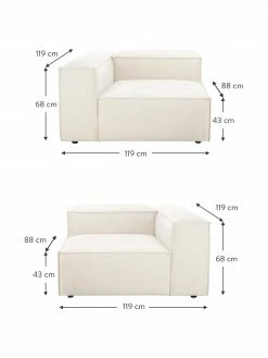 Westwing Collection Canapé 3 places modulaire beige Lennon, larg. 238 x prof. 119 cm 10 Westwing Collection Canapé 3 places modulaire beige Lennon, larg. 238 x prof. 119 cm -furniture Soldes Canape 3 places modulaire beige Lennon 4