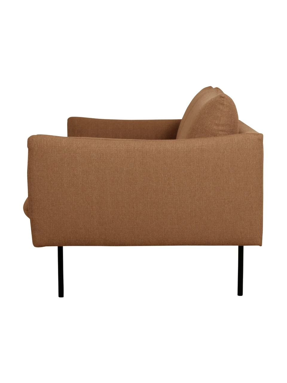 Westwing Collection Canapé (3 places) nougat avec pieds en métal Moby, larg. 220 x prof. 95 cm 4 Westwing Collection Canapé (3 places) nougat avec pieds en métal Moby, larg. 220 x prof. 95 cm – Image 4