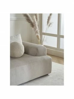 Westwing Collection Canapé 3 places velours côtelé beige Melva, larg. 238 x prof. 101 cm 8 Westwing Collection Canapé 3 places velours côtelé beige Melva, larg. 238 x prof. 101 cm -furniture Soldes Canape 3 places velours cotele beige Melva 2