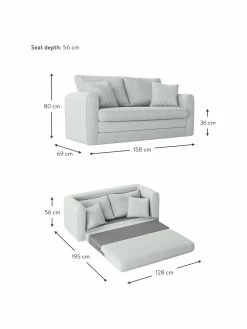 Canapé convertible 2 places Lido, larg. 158 x prof. 69 cm -furniture Soldes Canape convertible 2 places Lido 2
