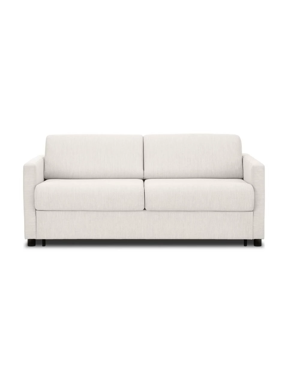 Westwing Collection Canapé convertible 2 places tissu grège Morgan, larg. 187 x prof. 92 cm 1 Westwing Collection Canapé convertible 2 places tissu grège Morgan, larg. 187 x prof. 92 cm