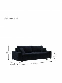 Canapé convertible 3 places avec rangement Byron, larg. 250 x prof. 105 cm 8 Canapé convertible 3 places avec rangement Byron, larg. 250 x prof. 105 cm -furniture Soldes Canape convertible 3 places avec rangement Byron 8
