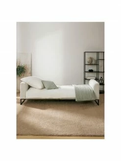 Westwing Collection Canapé convertible 3 places beige Josephine, larg. 238 x prof. 85 cm -furniture Soldes Canape convertible 3 places beige Josephine 2