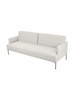 Westwing Collection Canapé convertible 3 places beige avec pieds en métal Fluente, larg. 220 x long. 86 cm -furniture Soldes Canape convertible 3 places beige avec pieds en metal Fluente 5