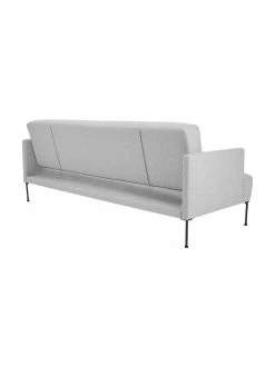 Westwing Collection Canapé convertible 3 places gris clair avec pieds en métal Fluente, larg. 220 x long. 86 cm -furniture Soldes Canape convertible 3 places gris clair avec pieds en metal Fluente 4