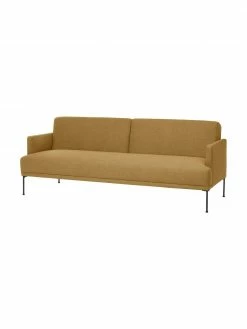 Westwing Collection Canapé convertible 3 places ocre avec pieds en métal Fluente, larg. 220 x long. 86 cm 8 Westwing Collection Canapé convertible 3 places ocre avec pieds en métal Fluente, larg. 220 x long. 86 cm -furniture Soldes Canape convertible 3 places ocre avec pieds en metal Fluente 2