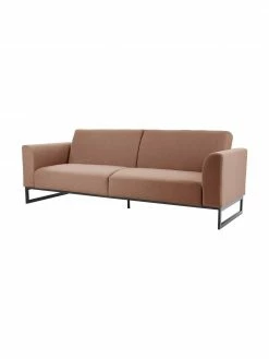 Westwing Collection Canapé convertible 3 places rose Josephine, larg. 238 x prof. 85 cm -furniture Soldes Canape convertible 3 places rose Josephine 2