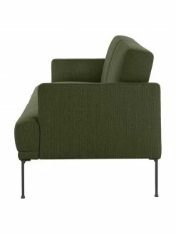 Westwing Collection Canapé convertible 3 places vert foncé avec pieds en métal Fluente, larg. 220 x long. 86 cm 8 Westwing Collection Canapé convertible 3 places vert foncé avec pieds en métal Fluente, larg. 220 x long. 86 cm -furniture Soldes Canape convertible 3 places vert fonce avec pieds en metal Fluente 2