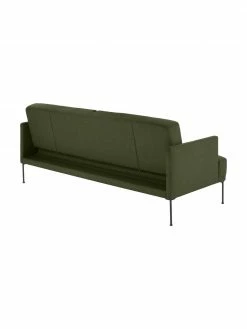 Westwing Collection Canapé convertible 3 places vert foncé avec pieds en métal Fluente, larg. 220 x long. 86 cm 9 Westwing Collection Canapé convertible 3 places vert foncé avec pieds en métal Fluente, larg. 220 x long. 86 cm -furniture Soldes Canape convertible 3 places vert fonce avec pieds en metal Fluente 3