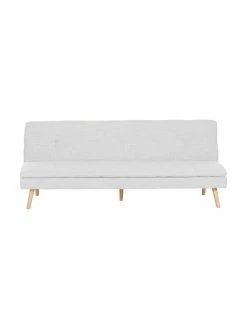 Canapé convertible gris clair Amelie, larg. 200 x haut. 79 cm