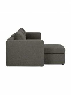 Westwing Collection Canapé convertible gris foncé, avec rangement Noah, larg. 269 x prof. 160 cm, méridienne à gauche 10 Westwing Collection Canapé convertible gris foncé, avec rangement Noah, larg. 269 x prof. 160 cm, méridienne à gauche -furniture Soldes Canape convertible gris fonce avec rangement Noah 4